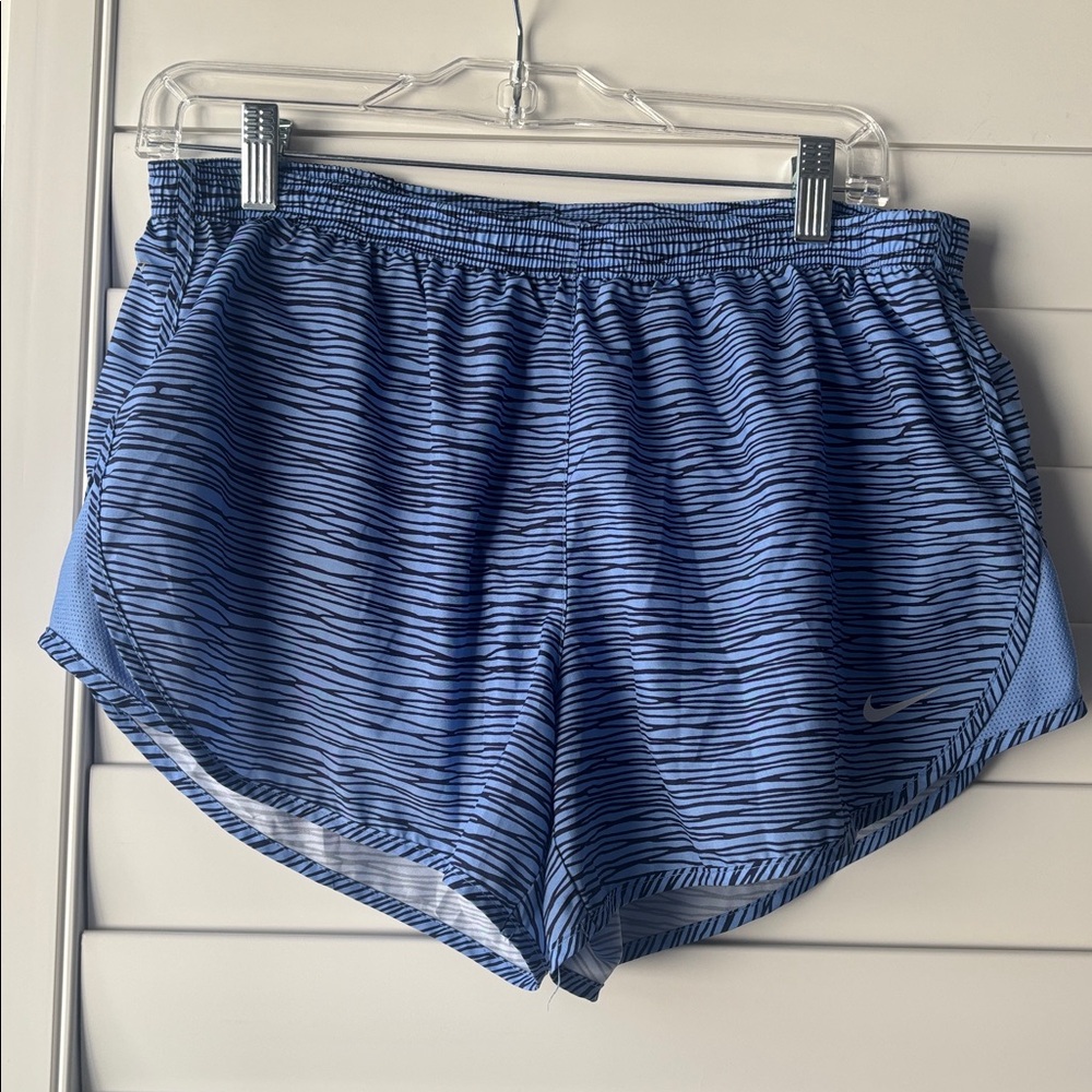 NWOT Nike Blue Striped Athletic Shorts Nike running shorts